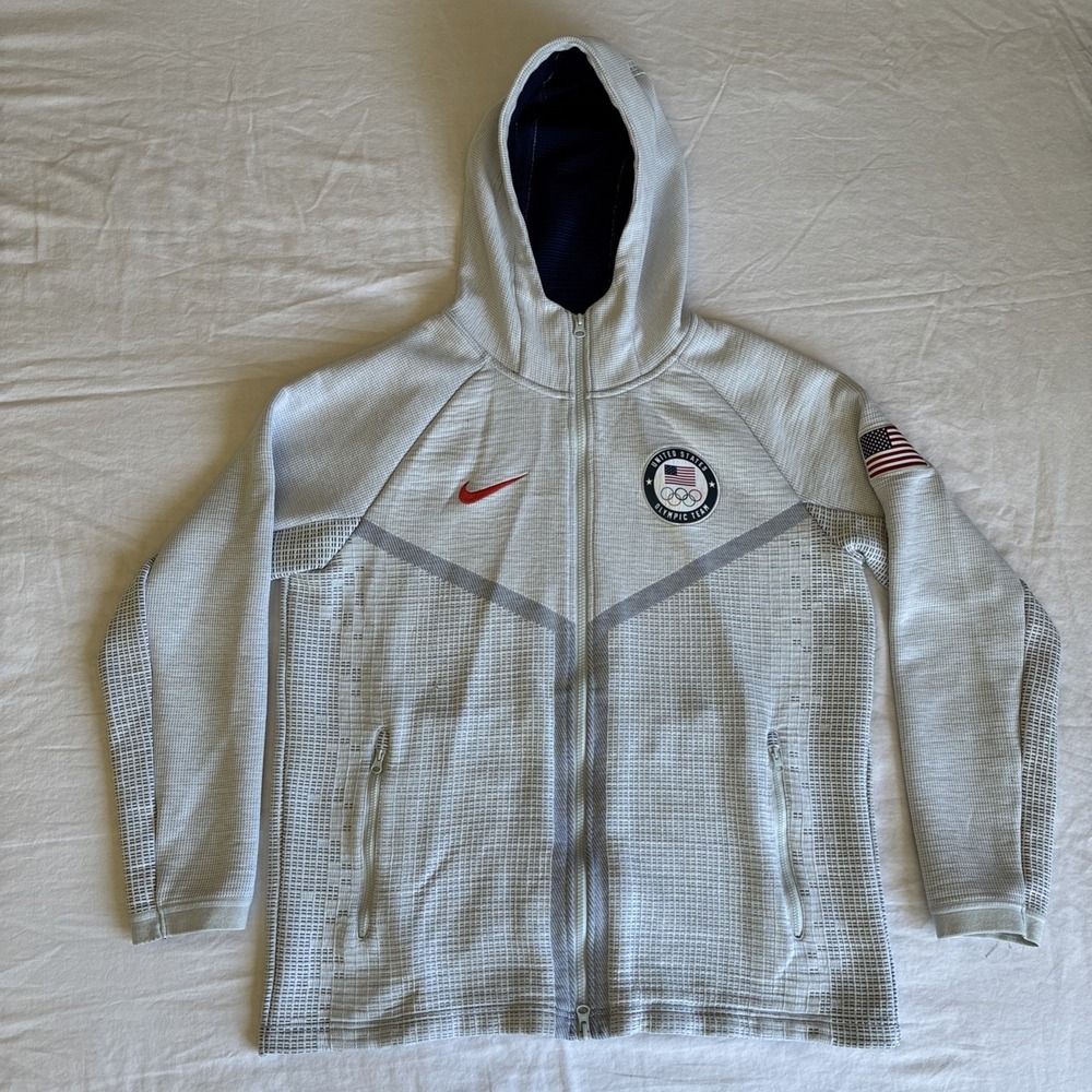 Nike Sportswear Windrunner USA Olympic Team Tech Pack Hoodie Mens L CT2798-043